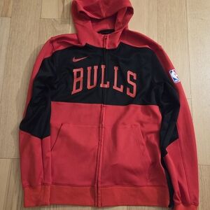 Nike Chicago Bulls Dri-FIT Showtime Zip Up Hoodie Men's Size M